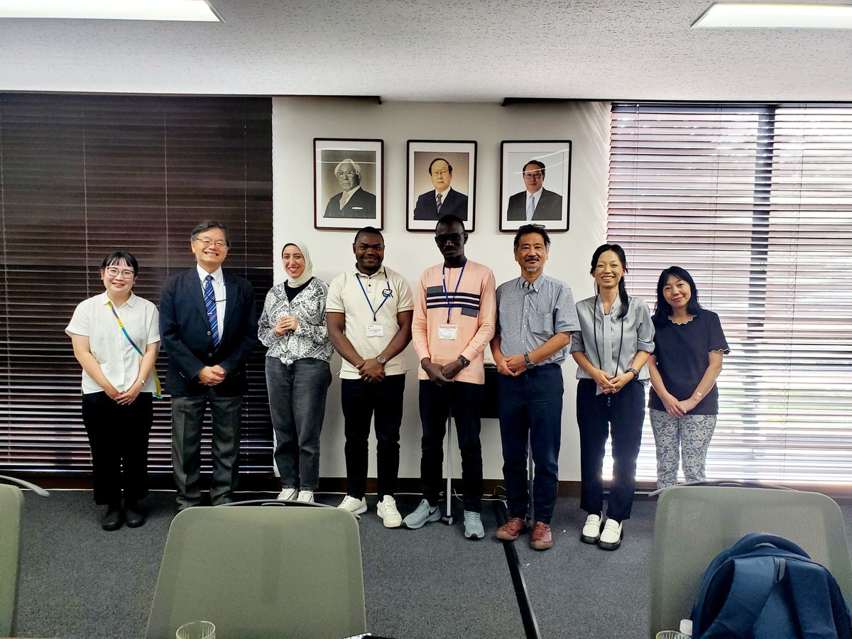 Yinji_Li's tweet photo. It seems that we had a very fruitful day today!😊️ Thanks Prof Seki, Prof Hiratsuka, Prof Kawasaki, Prof Saito, and Prof Uchida!✨️
#JICAtraining
#universityprogram
#tokaiuniversity
#エジプト #カメルーン #セネガル #水産行政官 #東海大学研修 https://t.co/43By5sXYBH