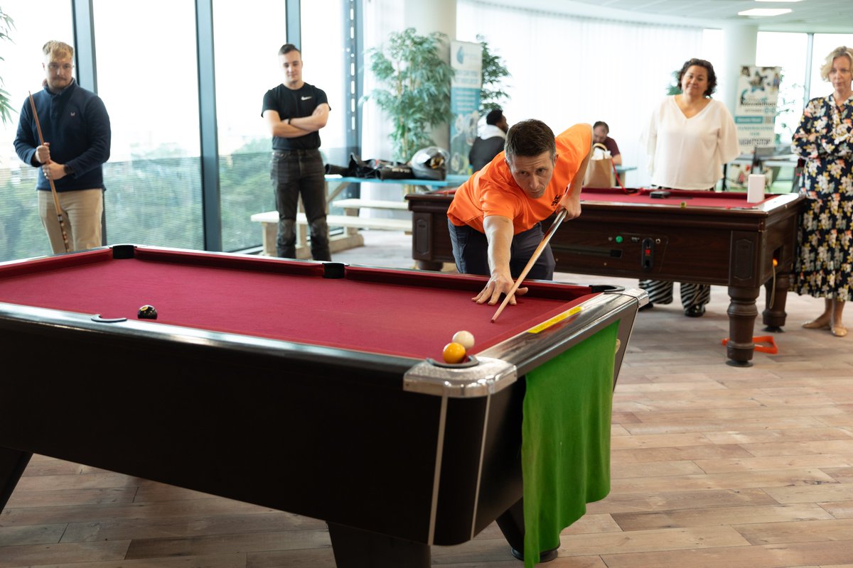 We’ve reached the end of our 4Com Pool Tournament! 🎱

Throughout September, employees have been battling it out to become the 4Com pool champion, all while having fun and socialising with colleagues from across the business.

Congratulations to our winner James!👏