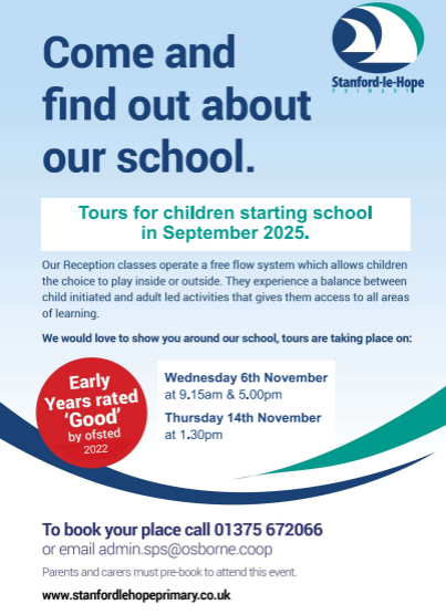 Is your child due to start school in September 2025? If yes come and find out more information about our school.
#LifeAtOsborne