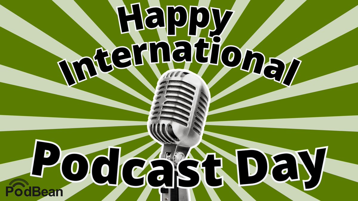Happy International Podcast Day, fam! Shoutout your podcast in the comments so we can celebrate with you!
