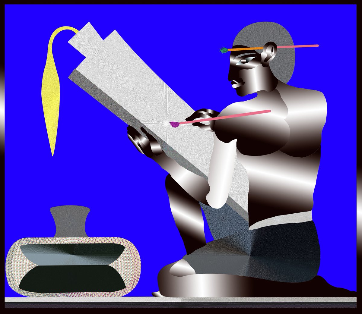 PteDeInternet's tweet photo. Estamos ante la presencia de la última edición de esta preciosa pieza que mezcla texturas unicas y alienígenas con un claro concepto gradientil. Porque? Porque el electrico #NftSoldier Prutux coleccionó ayer una edición, eran 5 y ahora solo queda 1.
Last edition https://t.co/s42cRnufyR @objktcom @tezos