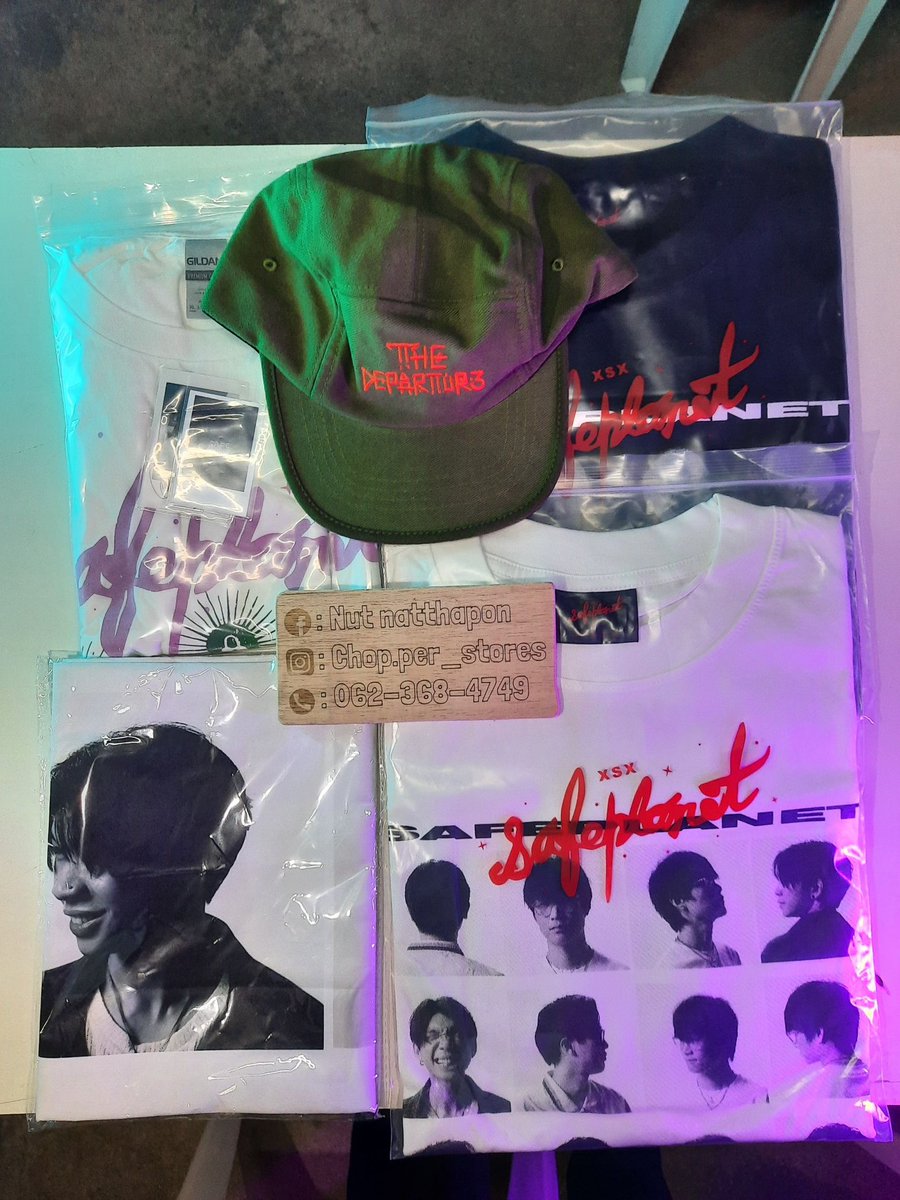chopperstores's tweet photo. Safeplanet Departure 🚀✧🪐
เสื้อสีดำ 890 บาท 🖤
Size L 1ตัว

เสื้อสีขาว 890 บาท 🤍
Size L 1 ตัว

หมวก 950 บาท 🧢
สีเขียว 1 ใบ

ผ้า 980 บาท 💚
Decfabric 1 ผืน

เสื้อ Mind Planet 🫶 950 บาท 🔥
Size XL 1 ตัว

#เสื้อวงไทย  #safeplanet #safeplanetband #safeplanetdepartureconcert https://t.co/q5Mreec96h