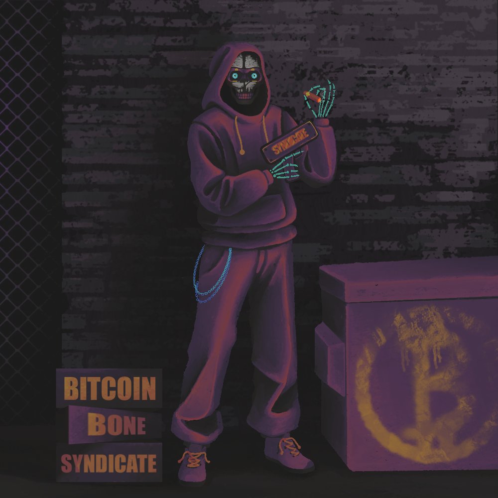 BitcoinBonesynd's tweet photo. We are incredibly grateful for the overwhelming interest and support for the Bitcoin Bone Syndicate

The mint will be going live this Halloween🎃

We can't wait to share the full artwork with you

🎉3 GTD WL Slots🎉

💀Drop taproot 
💀Retweet

Must be following

48 hours ⌛️ https://t.co/8G68HcgOZM
