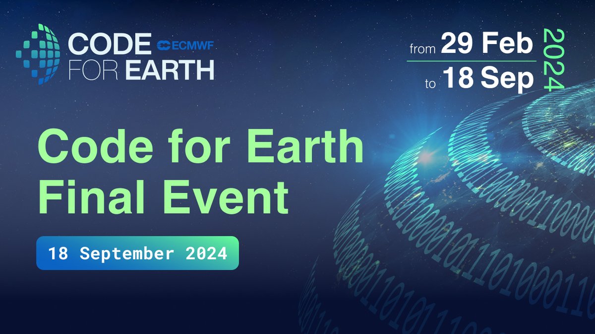 Our #FinalEvent was a blast 💥

All teams presented their achievements and awesome projects, with help from the mentors of <a href="/ECMWF/">ECMWF</a>  – kudos to all of them! 👏

Have you missed it? Don't worry! You can watch the live stream on our YouTube channel! ➡️  youtube.com/watch?v=9tJbLY…