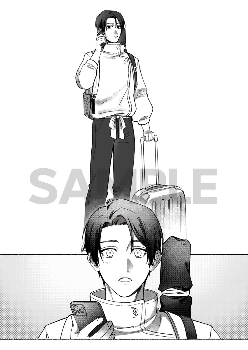 (💖+🔁 appreciated)
#乙棘 ottoge doujinshi preview (1/2)
our dearest days [B5/40 pages/R-13]

it's a silent comic about their activities during holiday before yuuta has to go abroad again

PO form: https://t.co/qca4kDJDyq

#cf19 #cf19catalogue 