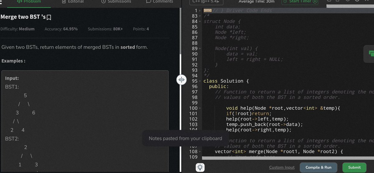 Pprratikk's tweet image. Day 19 of 21 days coding challenge
@geeksforgeeks
@DeutscheBank
#21DaysOfCoding #CodingChallengeg #LearnToCode #GeekForGeeks #ING #DeutscheBank #geekstreak2024