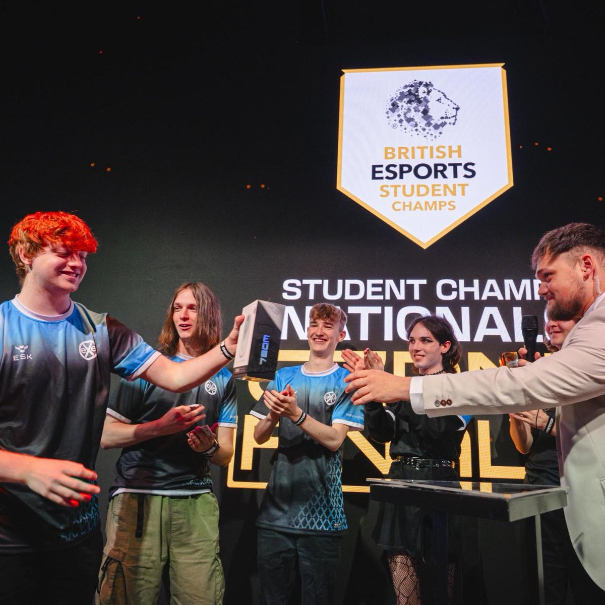 Exeter College (@exetercollege) on Twitter photo A massive congratulations to our esports team Odyssey.eXe for winning this year's Overwatch 2 <a href="/British_Esports/">British Esports ๐ฎ ๐ Ready for Champs Finals?</a> Student Championships! Special shout out to Jaidan for being awarded MVP of the tournament.
#ExeCollProud | <a href="/exeacademy/">Exeter College Esports</a> A massive congratulations to our esports team Odyssey.eXe for winning this year's Overwatch 2 <a href="/British_Esports/">British Esports ๐ฎ ๐ Ready for Champs Finals?</a> Student Championships! Special shout out to Jaidan for being awarded MVP of the tournament.
#ExeCollProud | <a href="/exeacademy/">Exeter College Esports</a>