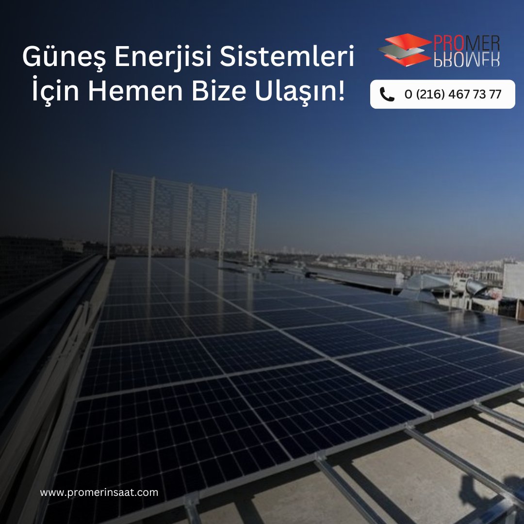 Sizde Kendi Elektriğinizi Üretmek İstiyorsanız Hemen Bize Ulaşın!

Telefon Numaramız: 0 (216) 467 73 77
Mail Adresimiz: promer@promerinsaat.com

#solar #solarsystem #solarpanel #güneşenerjisi #elektrik