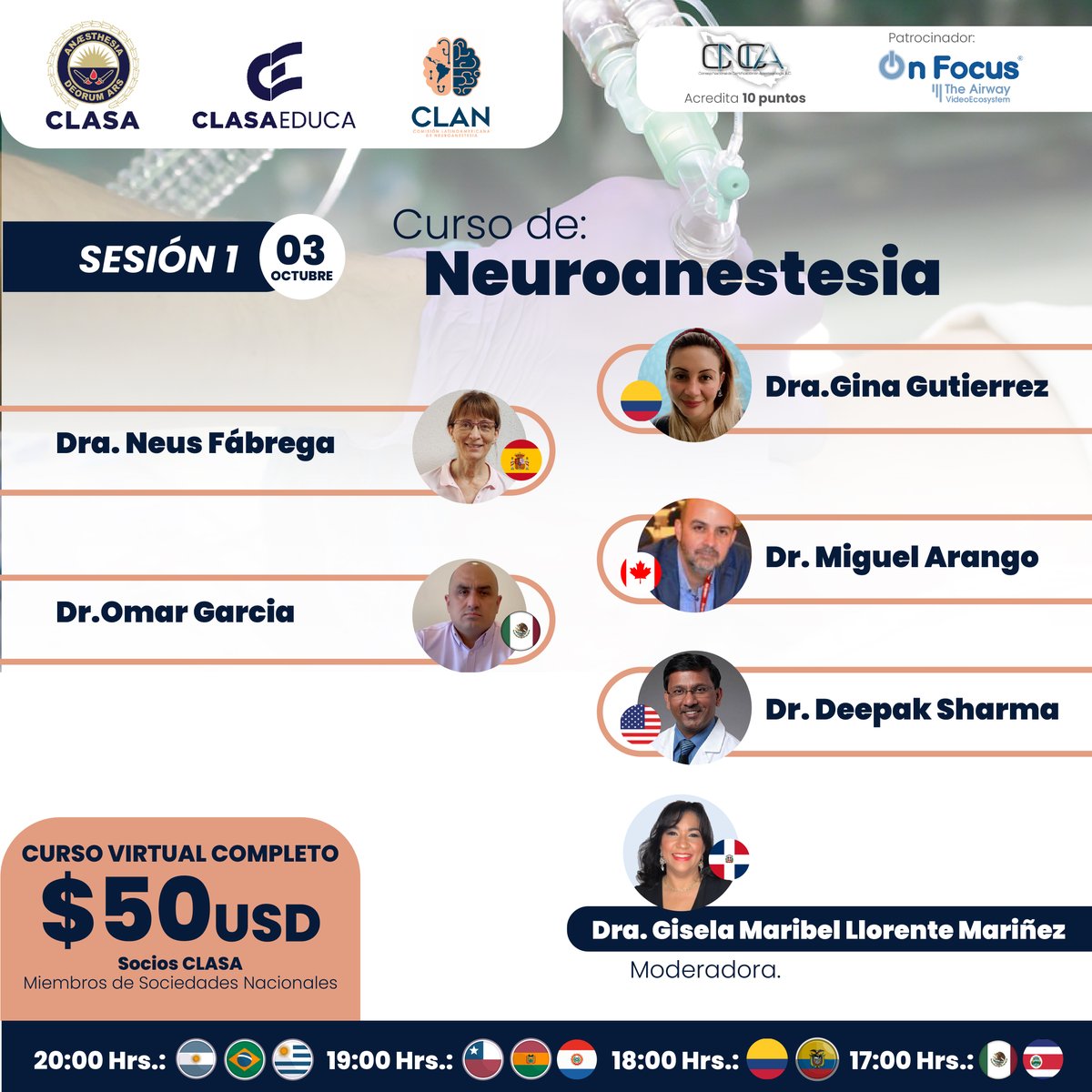 clasanews (@clasanews) on Twitter photo ¡Esta semana iniciamos con el curso de Neuroanestesia!
Aún te puedes inscribir: i.mtr.cool/slgmalwqzn ¡Esta semana iniciamos con el curso de Neuroanestesia!
Aún te puedes inscribir: i.mtr.cool/slgmalwqzn