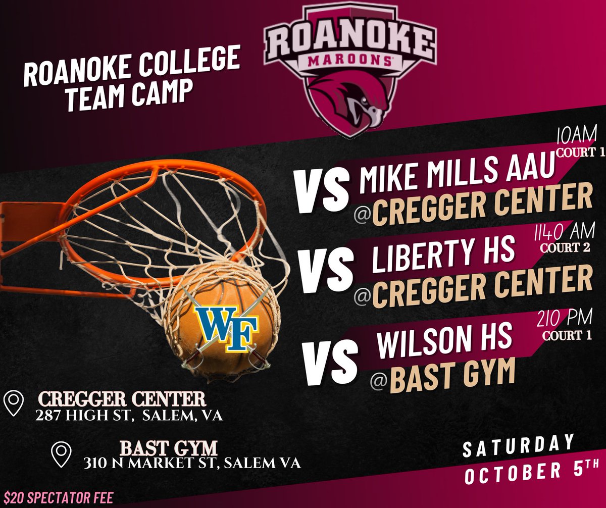 William Fleming Girls BB (@fleming_gbb) on Twitter photo ๐จ#UpNext ๐จOur #LadyColonels ๐๐ are headed to <a href="/RoanokeCollege/">Roanoke College</a> for preseason #TeamCamp this Saturday! Another opportunity for our ladies to showcase their talent & hardwork infront of college coaches before our season starts in Dec! #StocksRising ๐ <a href="/WFAthletics/">ColonelPride</a> <a href="/Assist_U_/">AssistU Recruiting</a> ๐จ#UpNext ๐จOur #LadyColonels ๐๐ are headed to <a href="/RoanokeCollege/">Roanoke College</a> for preseason #TeamCamp this Saturday! Another opportunity for our ladies to showcase their talent & hardwork infront of college coaches before our season starts in Dec! #StocksRising ๐ <a href="/WFAthletics/">ColonelPride</a> <a href="/Assist_U_/">AssistU Recruiting</a>