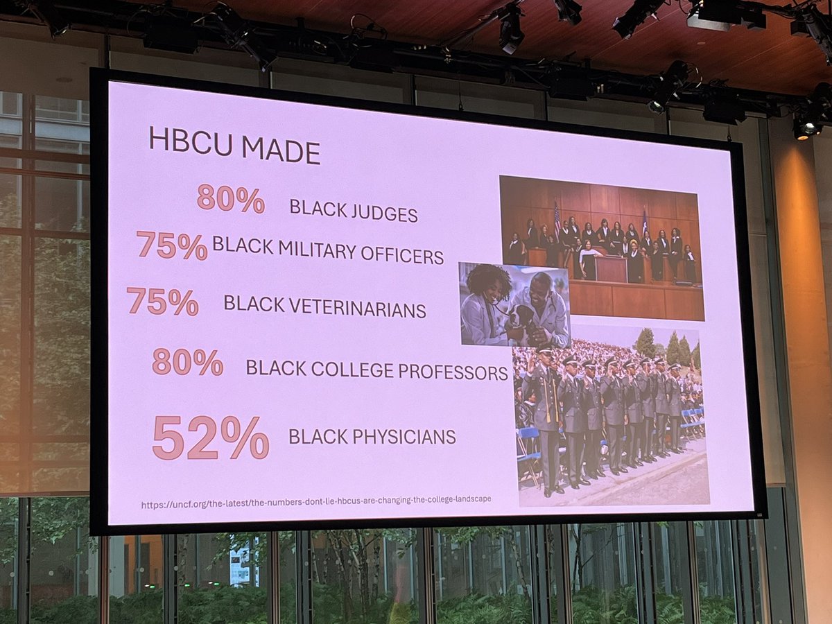 Jbriscoe_md's tweet photo. @gradydoctor closed  #ABGHNEXUS24 with a powerful talk on the impact of HBCUs — the numbers are undeniable, and seeing her gift of storytelling in person -> no dry eyes in the room at the end 😭 #blackjoy #blackexcellence https://t.co/99D9OLFlnO