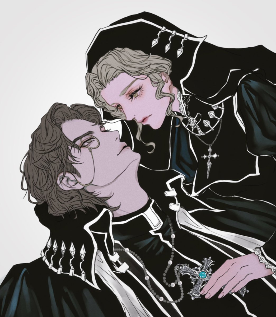 Pumila_GH's tweet photo. #IdentityV #OrpheusIDV #NovelistIDV #orphealice #JournalistIDV #AliceDeross 又开始给自己配图了, cigarette after 👏👏👏 clothing reference: Trinity Blood https://t.co/RvBKVIqedD