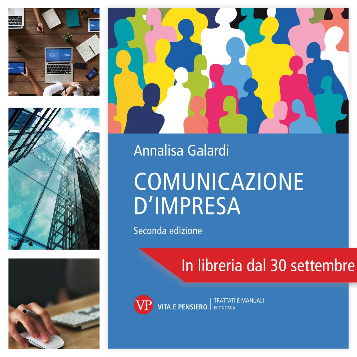 Comunicazione e aziende: la nuova edizione del manuale per studenti e professionisti, con strategie ed esempi.

Da oggi #30settembre in libreria la seconda edizione di "Comunicazione d'impresa" di <a href="/AnnalisaGalardi/">Annalisa Galardi</a> 

👉 vitaepensiero.it/scheda-libro/a…