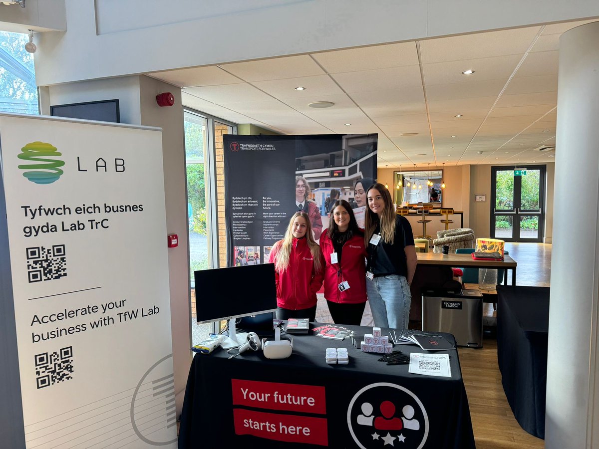 transport_wales's tweet photo. 🗣️We are proud sponsors of the @wjec_cbac innovation awards exhibition and can't wait to see the incredible creativity and design we have here in Wales.

Our team will be at @AllNationsConf today and tomorrow, and at Reichel Hall @BangorUni on 7th October. https://t.co/RYiwriFmuM