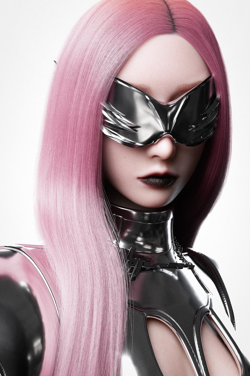 Aeriv's tweet photo. A vision from a distant, digital future, she stands as a symbol of sleek sophistication, sending shockwaves through the scene. She’s not just returning—she’s making an entrance, leaving her mark, and making sure everyone knows she’s not here to play. https://t.co/duK3Jk9Gbu