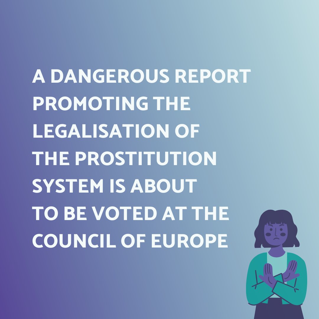 CAP international (@capintl) on Twitter photo 🚨 We, 14 umbrella organisations, call on the Members of the Parliamentary Assembly of the Council of Europe <a href="/PACE_News/">PACE</a> to reject and vote against the report this week.
This report is harmful for persons in prostitution and women’s rights!
More info 👉 cap-international.org/activity/dange… 🚨 We, 14 umbrella organisations, call on the Members of the Parliamentary Assembly of the Council of Europe <a href="/PACE_News/">PACE</a> to reject and vote against the report this week.
This report is harmful for persons in prostitution and women’s rights!
More info 👉 cap-international.org/activity/dange…