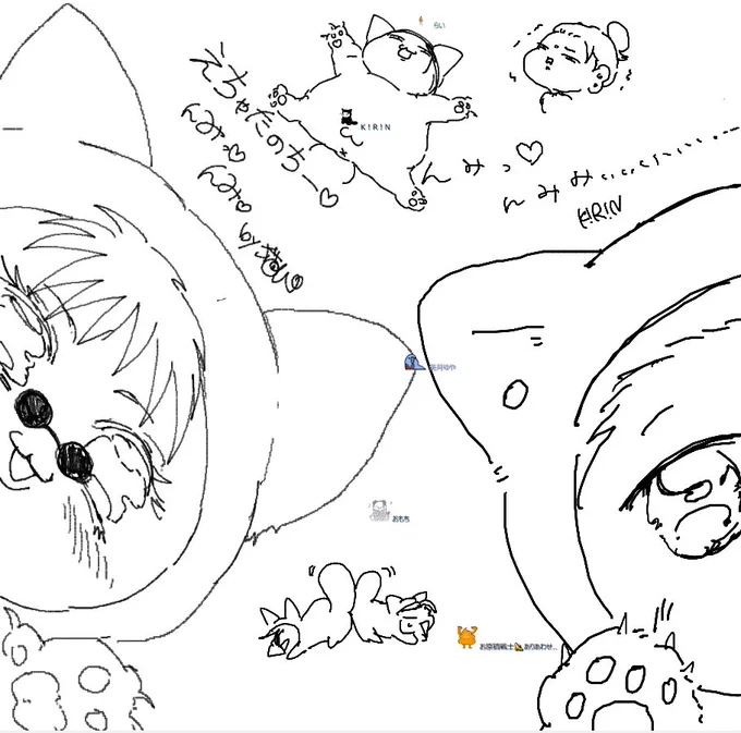 今スペしながら絵チャちてるよん💙
ちみがかわいいの… 