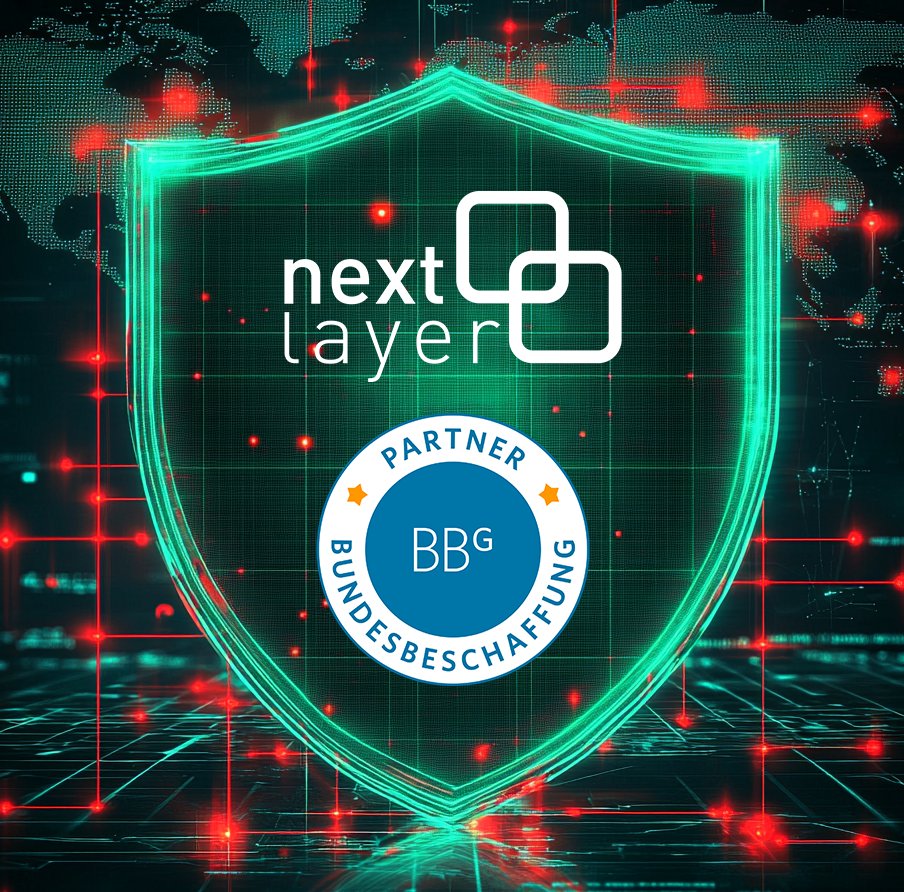 next_layer's tweet image. next layer ist nun offizieller Partner der Bundesbeschaffung GmbH (BBG) für DDoS Mitigation Services. In einer Zeit, in der Cyberangriffe immer komplexer und aggressiver werden, ist der Schutz von digitalen Infrastrukturen wichtiger denn je. 🫱🏼‍🫲🏽🔒

#DDoS #CyberSecurity