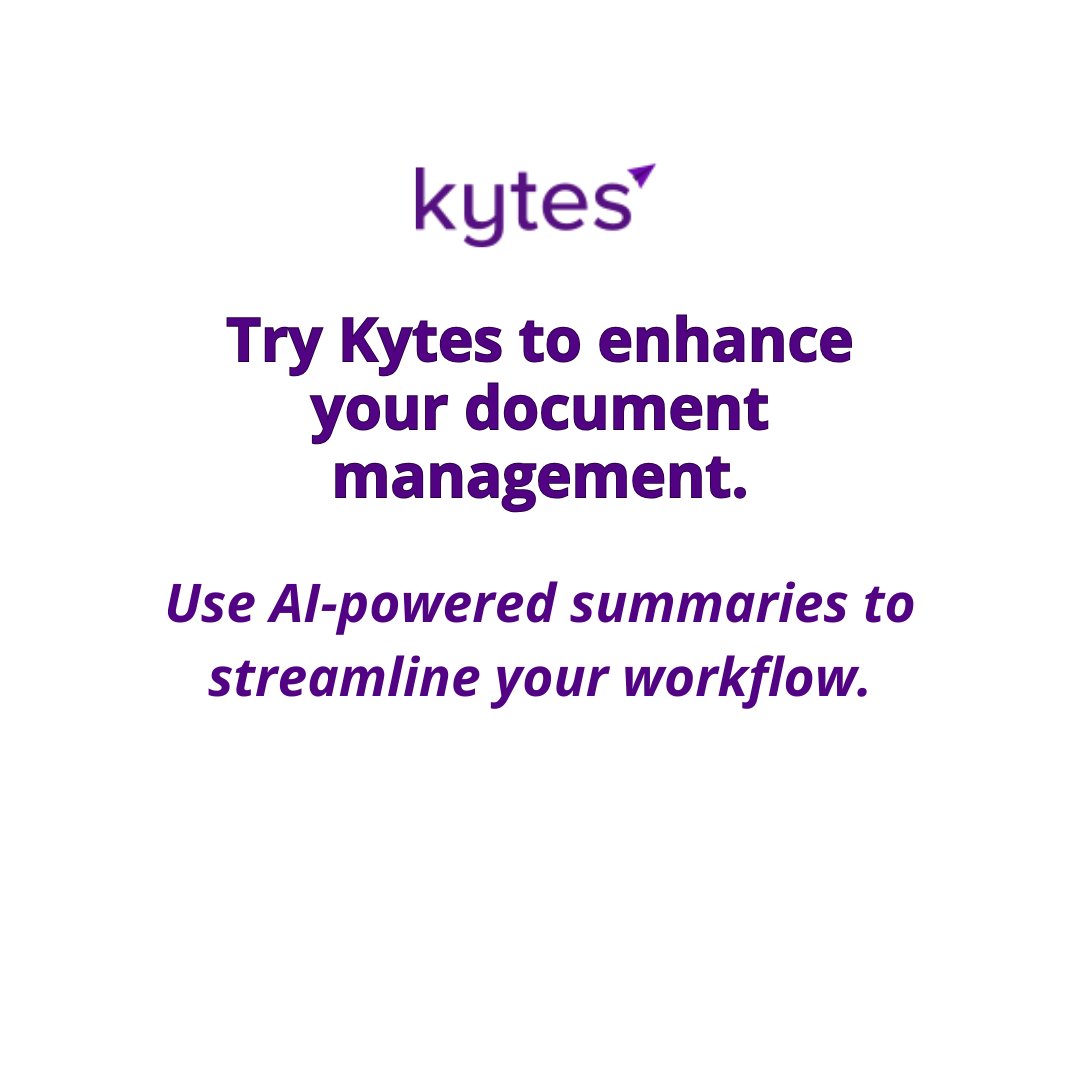 KytesApp's tweet image. Long &amp;amp; complex documents can hinder productivity in investment banking. Kytes’ AI-powered summaries simplify this process by offering clear and concise insights, so your Investment Banking team can make faster decisions and stay efficient.

#AISummaries #InvestmentBanking  #BFSI