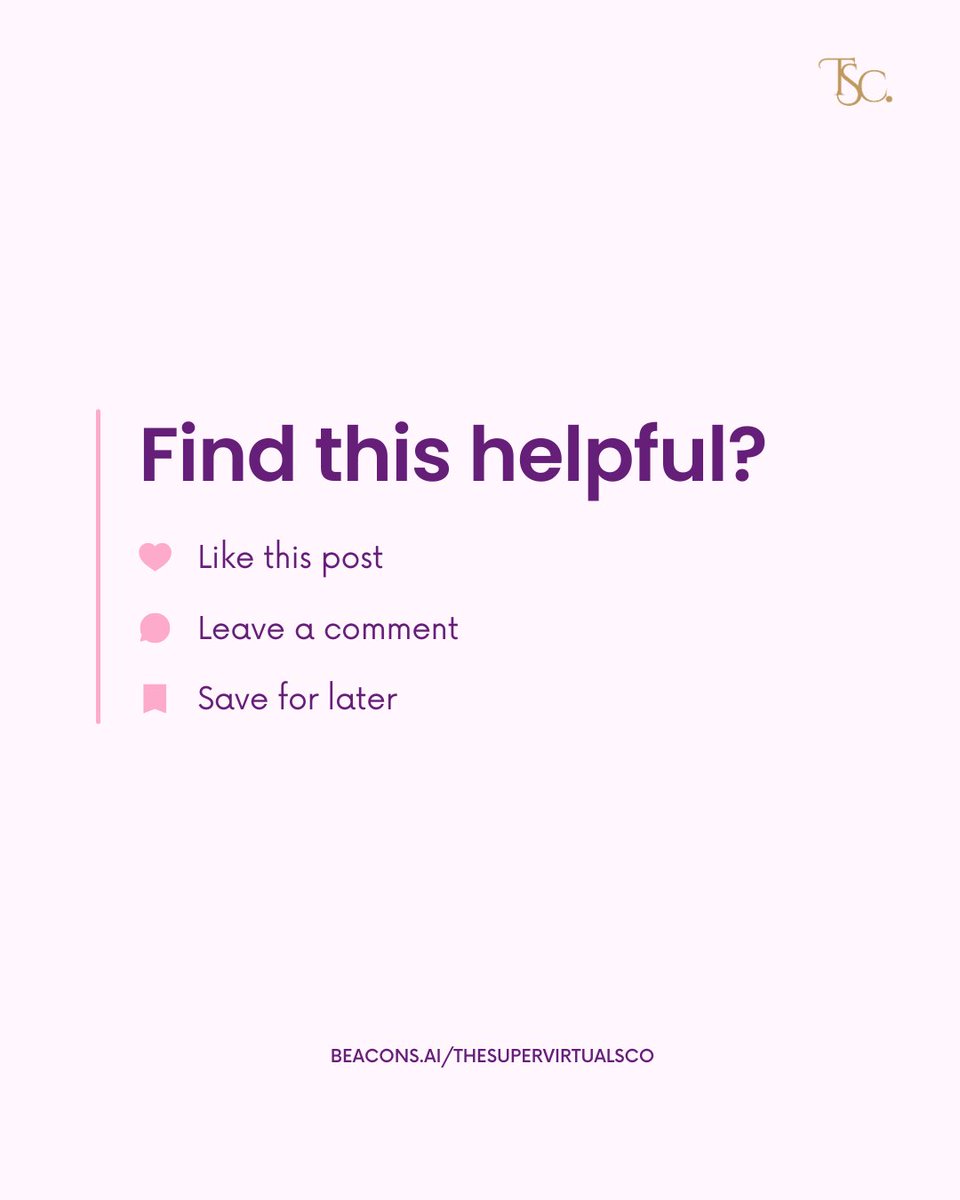 supervirtualsco's tweet photo. By following these steps, you can be sure to attract the right clients, be clear about your value, and communicate your pricing confidently.

Need more tips like This? Hit the follow button.

#thesupervirtualsco #virtualassistancetips #pricingstrategy #virtualassistantsoftwitter https://t.co/bPB7MOSPu3