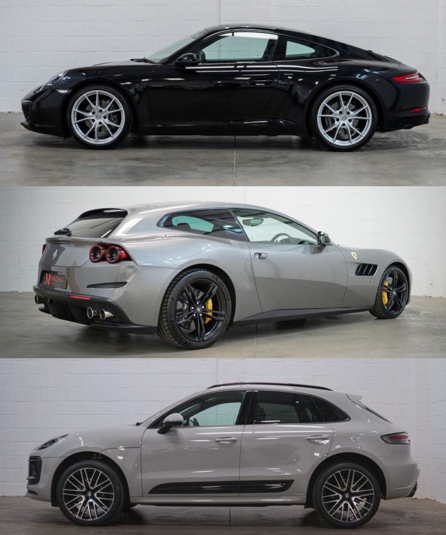 magmacars's tweet photo. Here's our Top 3 Sales of September!📊

🔸Porsche 911 Carrera (991.2)
🔸Ferrari GTC4 Lusso
🔸Porsche Macan

3 very different cars, but which one would you have taken?💭

#UsedCars #MagmaCars #CarsOfTheMonth https://t.co/vIb5XBazcX