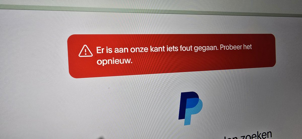 LauraVhitani's tweet photo. @PayPal @PayPalNederland 
Wil mijn min graag betalen en oplossen maar dat gaat zo niet https://t.co/xlU5ulzKQ7