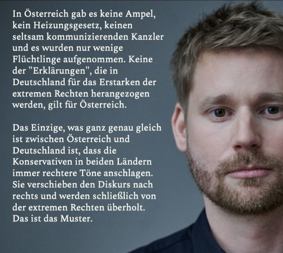 dokhollidays's tweet image. ‼️Mein absoluter Micdrop des Tages kommt von 
@erik_fluegge 🎤🫱

Es sind die „konservativen“ Parteien die das schleichende Abdriften nach rechts zu verantworten haben!

Sie haben auf ganzer Linie. versagt; und damit auch ein Teil unserer Demokratie!
#AfDVerbotJetzt 
#AfDVerbot