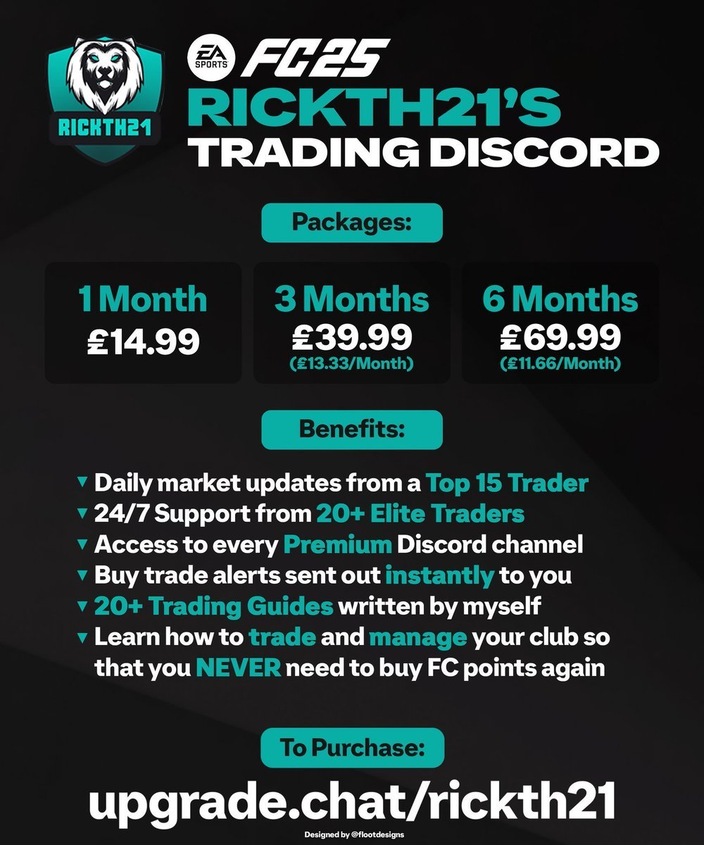 🔥🚨 #3 FREE Patreon Spots Giveaway 🔥🚨

WIN 1 MONTHS FREE SUBSCRIPTION! 🥰

upgrade.chat/rickth21

- Like + Retweet ❤️🔁
- Follow my twitter <a href="/Rickth21/">Rickth21</a> ✅
- Join our FREE trading discord discord.gg/2zUvFfrSFN 🫡