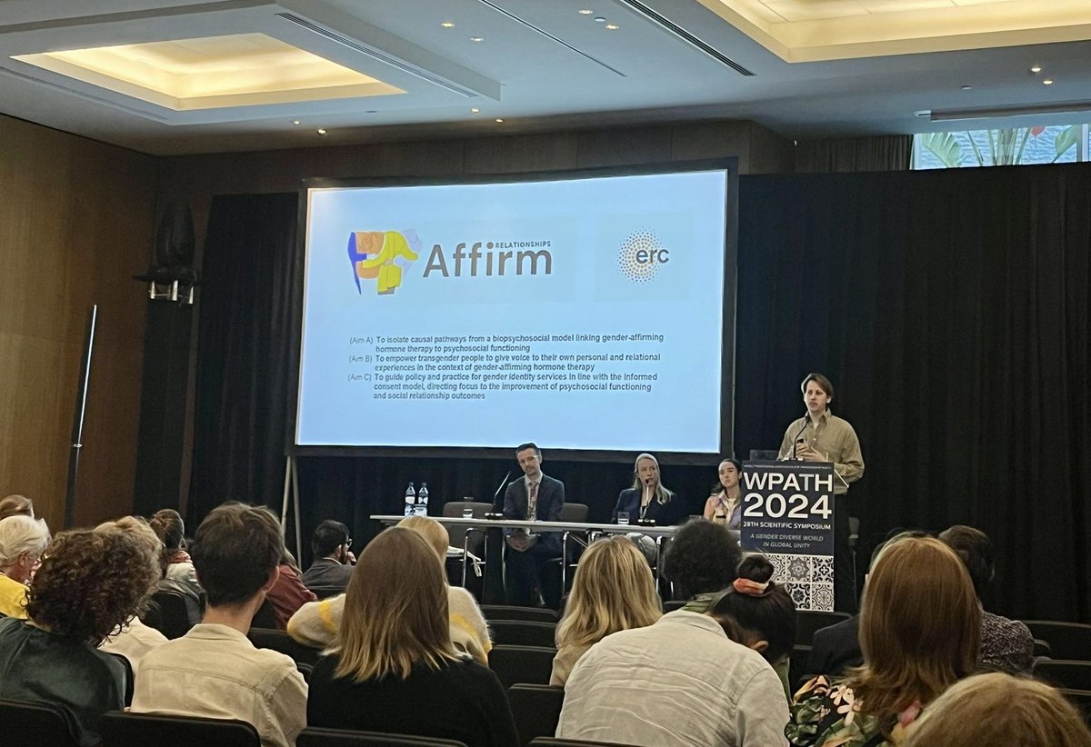 David Matthew Doyle (@davidmdoyle) on Twitter photo So proud of our symposium yesterday at <a href="/wpath/">WPATH</a> on psychosocial and social health outcomes after gender-affirming hormones. Amazing presentations from <a href="/NessaMillet1/">Nessa Millet</a> <a href="/HormonoGo/">Dr. Margot Morssinkhof</a> from <a href="/AffirmRelation/">AffirmRelationships</a> and <a href="/DrBrendanNolan1/">Brendan Nolan</a>. This work is so important to healthcare equity for trans people So proud of our symposium yesterday at <a href="/wpath/">WPATH</a> on psychosocial and social health outcomes after gender-affirming hormones. Amazing presentations from <a href="/NessaMillet1/">Nessa Millet</a> <a href="/HormonoGo/">Dr. Margot Morssinkhof</a> from <a href="/AffirmRelation/">AffirmRelationships</a> and <a href="/DrBrendanNolan1/">Brendan Nolan</a>. This work is so important to healthcare equity for trans people
