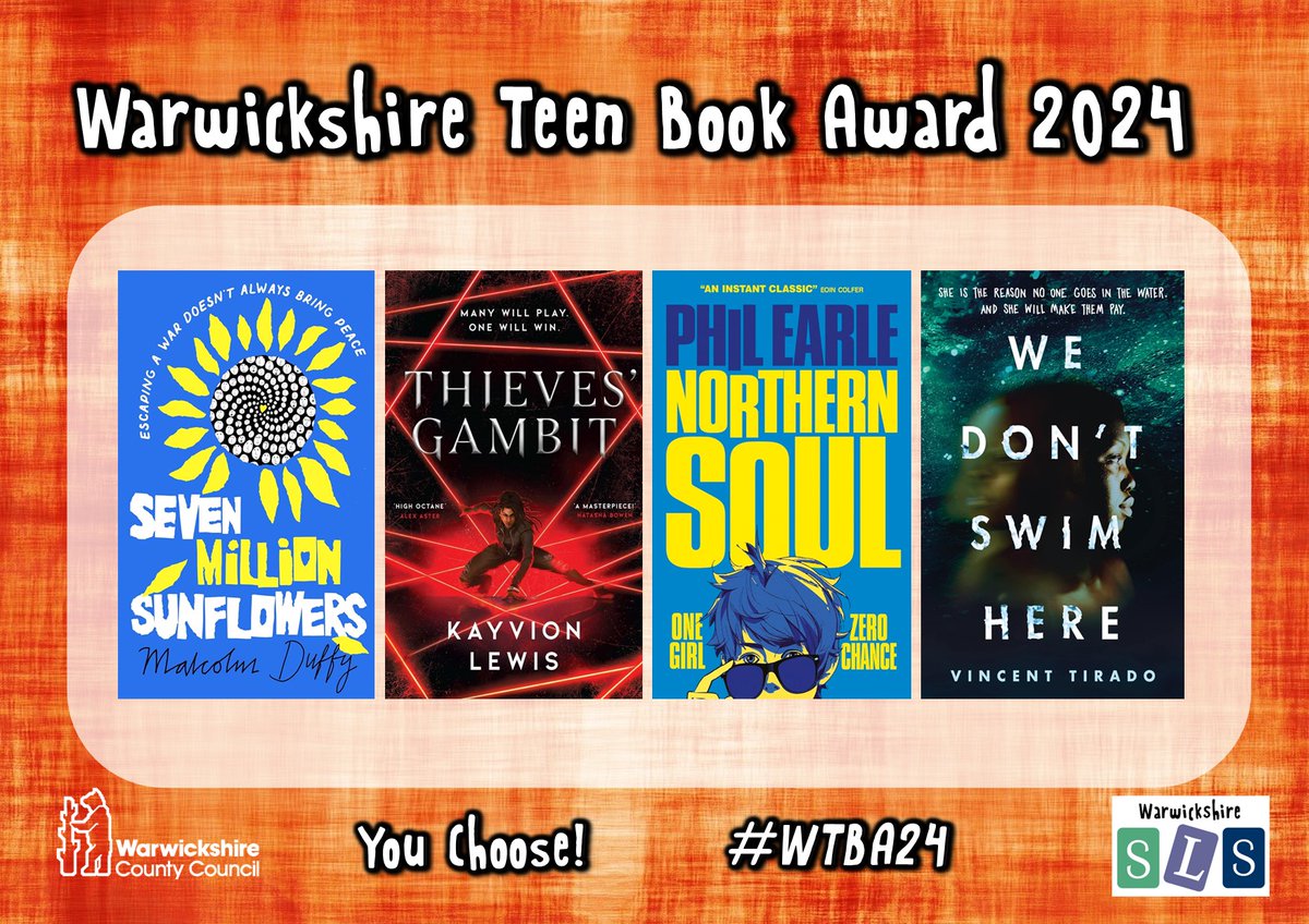 Warwickshire Schools Library Service (@warwickshiresls) on Twitter photo Very excited to announce the shortlist, voted by students across Warwickshire, for the Teen Book Award 2024 is...Congrats 🥳 <a href="/malcolmduffyUK/">MALCOLM DUFFY</a> <a href="/philearle/">Phil Earle</a> <a href="/KayvionLewis/">Kayvion Lewis</a> <a href="/v_e_tirado/">Vincent is a pen name bro 🍉</a> <a href="/KidsBloomsbury/">Bloomsbury Kids & YA UK</a> <a href="/simonschusterUK/">Simon & Schuster UK</a> <a href="/BarringtonStoke/">Barrington Stoke</a> <a href="/SourcebooksFire/">Sourcebooksfire</a> <a href="/warkslibraries/">Warwickshire Libraries</a> happy reading 📚❤️ Very excited to announce the shortlist, voted by students across Warwickshire, for the Teen Book Award 2024 is...Congrats 🥳 <a href="/malcolmduffyUK/">MALCOLM DUFFY</a> <a href="/philearle/">Phil Earle</a> <a href="/KayvionLewis/">Kayvion Lewis</a> <a href="/v_e_tirado/">Vincent is a pen name bro 🍉</a> <a href="/KidsBloomsbury/">Bloomsbury Kids & YA UK</a> <a href="/simonschusterUK/">Simon & Schuster UK</a> <a href="/BarringtonStoke/">Barrington Stoke</a> <a href="/SourcebooksFire/">Sourcebooksfire</a> <a href="/warkslibraries/">Warwickshire Libraries</a> happy reading 📚❤️