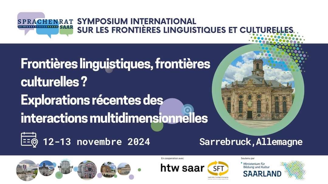 ConferenceFl's tweet photo. 📢 Join us for the all-#French #Symposium “Frontières linguistiques, frontières culturelles?” in #Saarbrücken, 12-13 Nov 2024! Explore #FrenchLanguageTeaching, #InterculturalLinguistics, &amp; #AI in education. 🌍 Free event  🇫🇷, livestreamed globally.
@FIPLV @AIPLF_Ireland https://t.co/CkYdzmUh3o