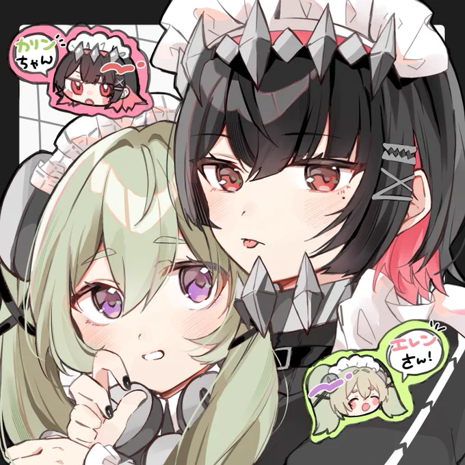 2人の会話もっと聞きたいྀི/カリン・エレン#zzzero #zzzfanart #ゼンゼロ 