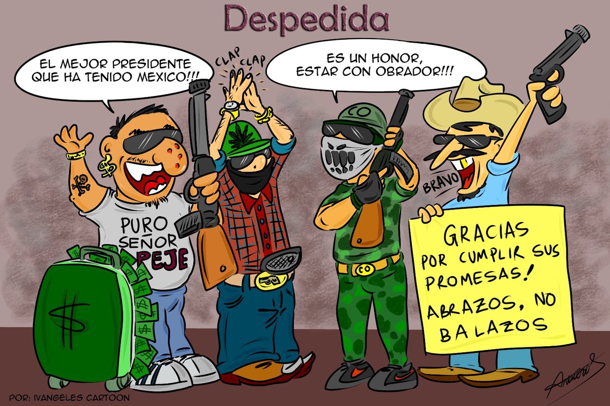 OSWALDORIOSM's tweet photo. Sí, @lopezobrador_ fue el mejor presidente de la historia... ¡PARA EL NARCO Y EL CRIMEN ORGANIZADO! https://t.co/EPOdreKayx