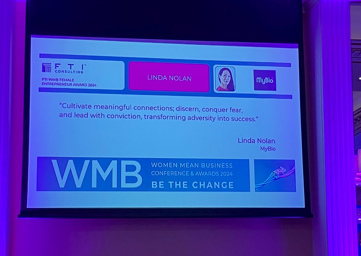 A great day so far <a href="/WMBMagazine/">Women Mean Business</a> Awards 👏🏻
#wmb2024