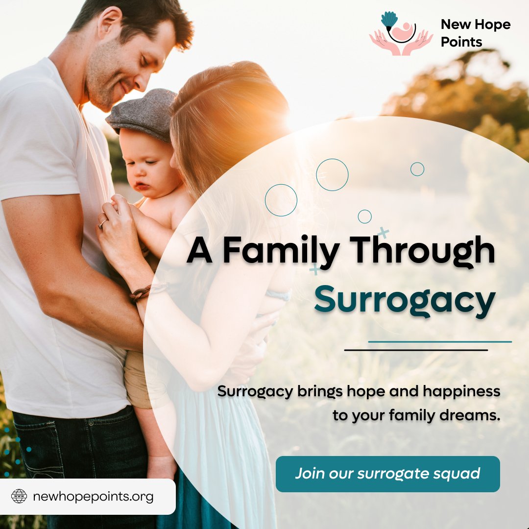 NewhopePoints's tweet photo. A Family Through Surrogacy

Surrogacy brings hope and happiness to your family dreams. 🌟 Let us guide you to the next chapter of parenthood! 

Connect with us today for a brighter future!

#NewHopePoints #SurrogacyJourney #BecomeASurrogate  #Surrogate #DreamFamily  #FamilyFirst https://t.co/YHrkdA73rk