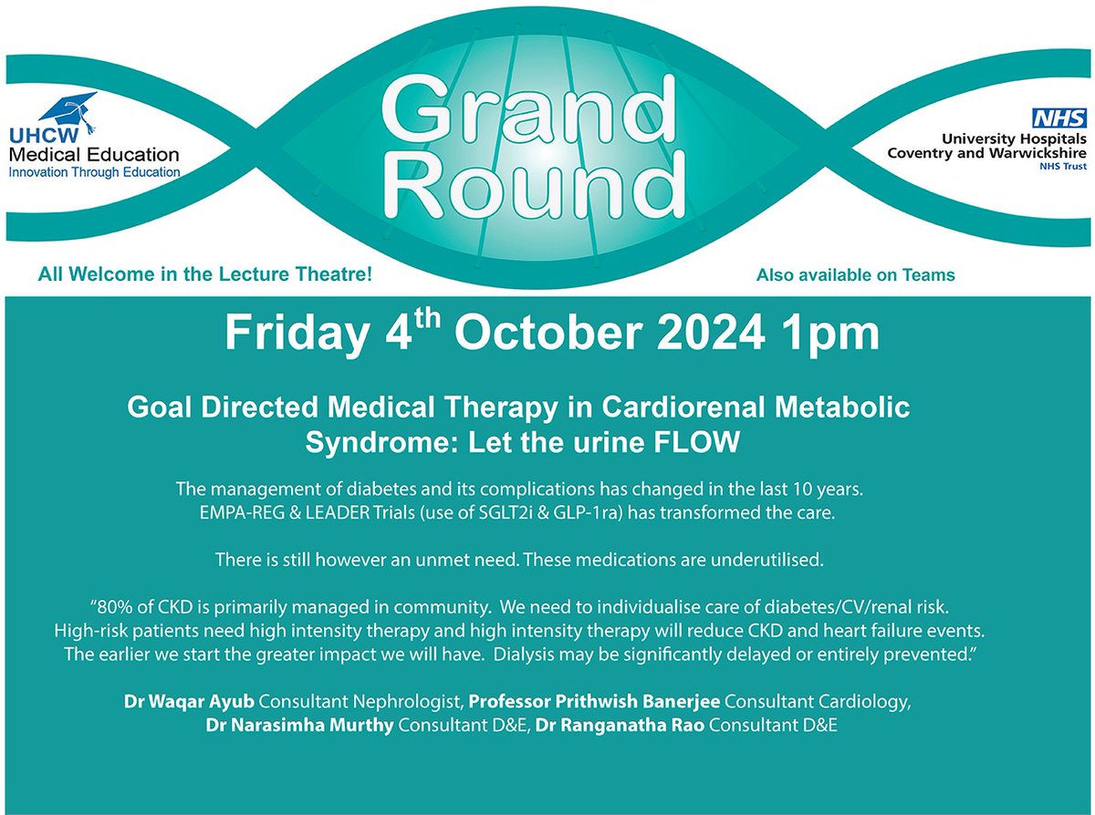 Mededcoventry.com 💙 (@mededcov) on Twitter photo Join this weeks' discussion on the Management of Diabetes and its complications <a href="/nhsuhcw/">UHCW NHS Trust</a> <a href="/mededcov/">Mededcoventry.com 💙</a> Join this weeks' discussion on the Management of Diabetes and its complications <a href="/nhsuhcw/">UHCW NHS Trust</a> <a href="/mededcov/">Mededcoventry.com 💙</a>