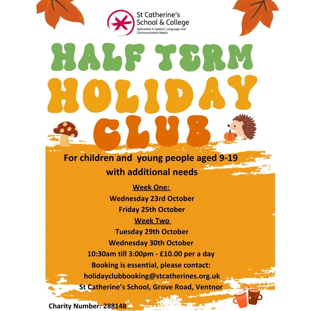 saintcatherines's tweet image. This October Half Term we will be running our Holiday Club again. These sessions do get booked quickly so if you would like your young person to attend please email holidayclubbooking@stcatherines.org.uk .
