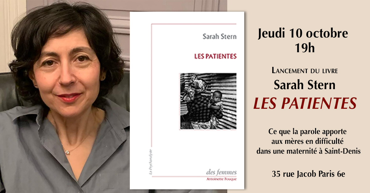 🔥 Rendez-vous jeudi 10 octobre pour le lancement du livre Les Patientes écrit par Sarah Stern aux <a href="/EdDesfemmes/">Éditions des femmes</a> ⚡️
Inscription par ici ➡️ librairie-des-femmes.fr/agenda-162305/…