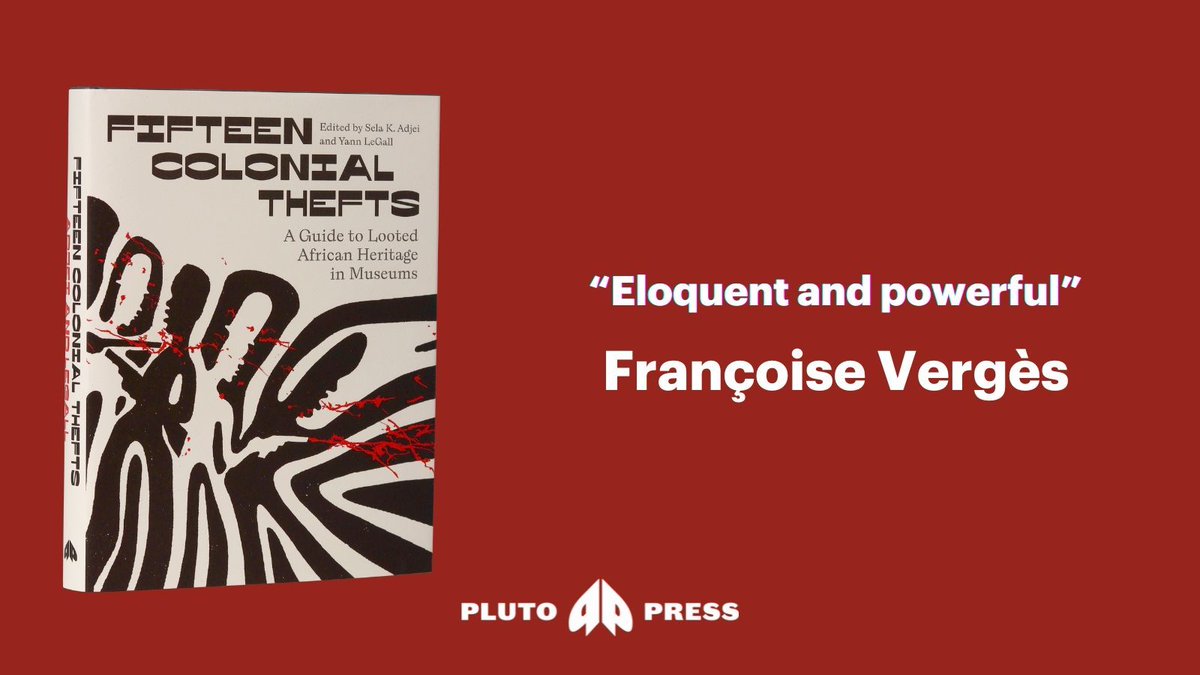 Fifteen Colonial Thefts explores the history of colonial violence in Africa through the prism of fifteen African belongings - all looted at the height of the imperial era and brought to European museum. 

Get your copy here: plutobooks.com/9780745349527/…
