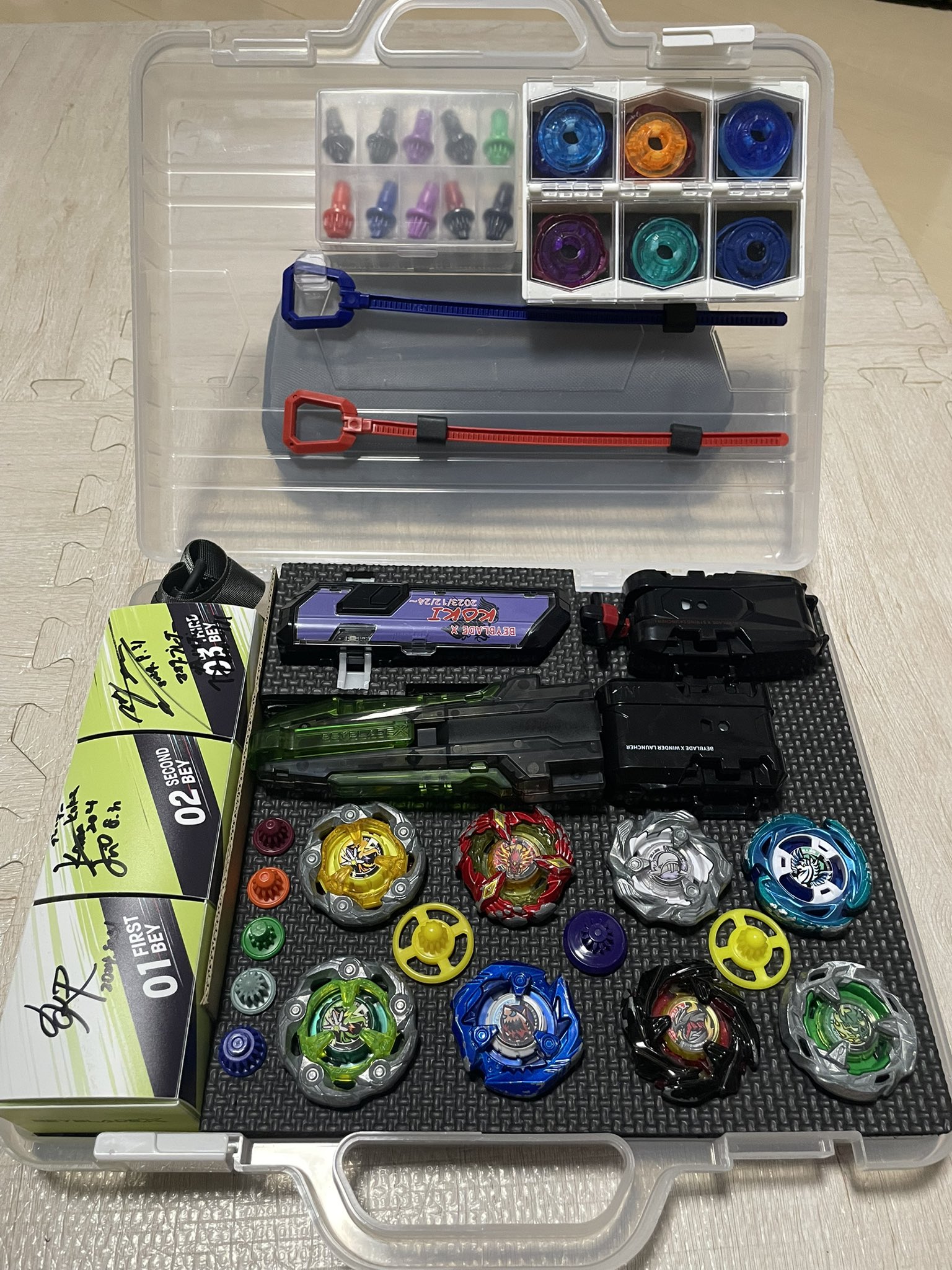 匿名配送】ベイブレードX 自作 コンパクトアルミケース たーちゃん on