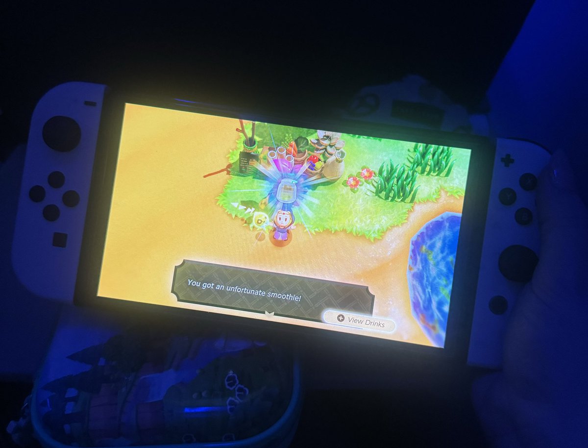 NintendoFanGirl (@nintendofangirl) on Twitter photo I’m at an extremely enjoyable portion of Echoes of Wisdom that involves me only having completed one (1) dungeon but absolutely running amuck all over the hyrule map becoming the all-powerful echo wielder
Nobody look at my smoothie
#freeproduct provided by <a href="/NintendoAmerica/">Nintendo of America</a> I’m at an extremely enjoyable portion of Echoes of Wisdom that involves me only having completed one (1) dungeon but absolutely running amuck all over the hyrule map becoming the all-powerful echo wielder
Nobody look at my smoothie
#freeproduct provided by <a href="/NintendoAmerica/">Nintendo of America</a>
