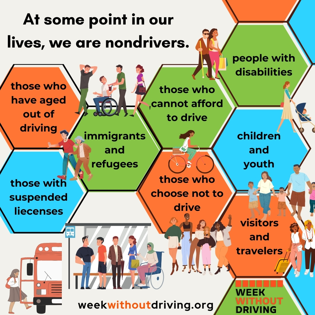_atalliance's tweet photo. Access to transportation should be a right, not a privilege! 4.4 million people in Illinois don't have a license & struggle with daily challenges as #nondrivers. This week we're joining @americawalks for #WeekwithoutDriving #WeekWithoutDrivingChicago. https://t.co/uzrznzcC8i
