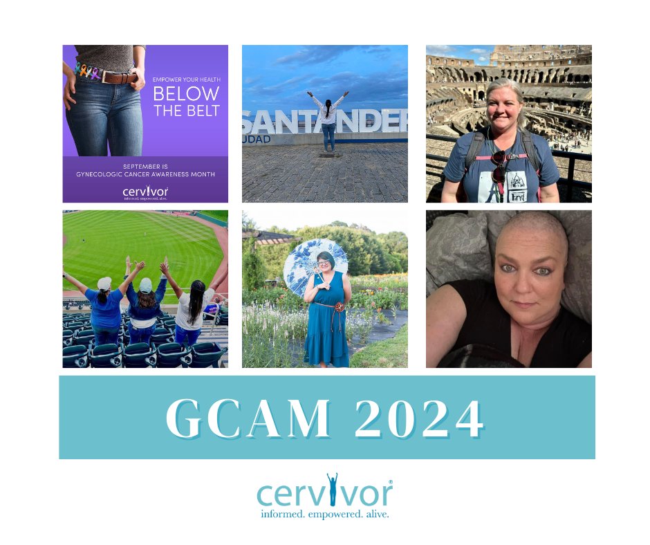 IamCervivor's tweet photo. 🌟 GCAM's over, but our mission isn't! This month, we've learned about symptoms, the critical role of screenings, and the power of our stories. What’s your key takeaway? How will you continue the fight? #GCAM2024 #EndCervicalCancer #Cervivor https://t.co/5Cfs5TjNGy