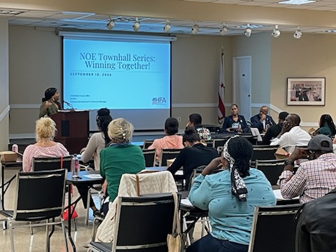 DCHFA's tweet photo. DCHFA hosted future homeowners during our monthly NOE Town Hall. Business Development & Outreach Manager, Carmellita Turner, had industry experts prepare the group for homeownership.
This event is hosted during the last Wednesday of each month.
#DCHFA45 #WeAreDCHFA https://t.co/hG7a7CMPld