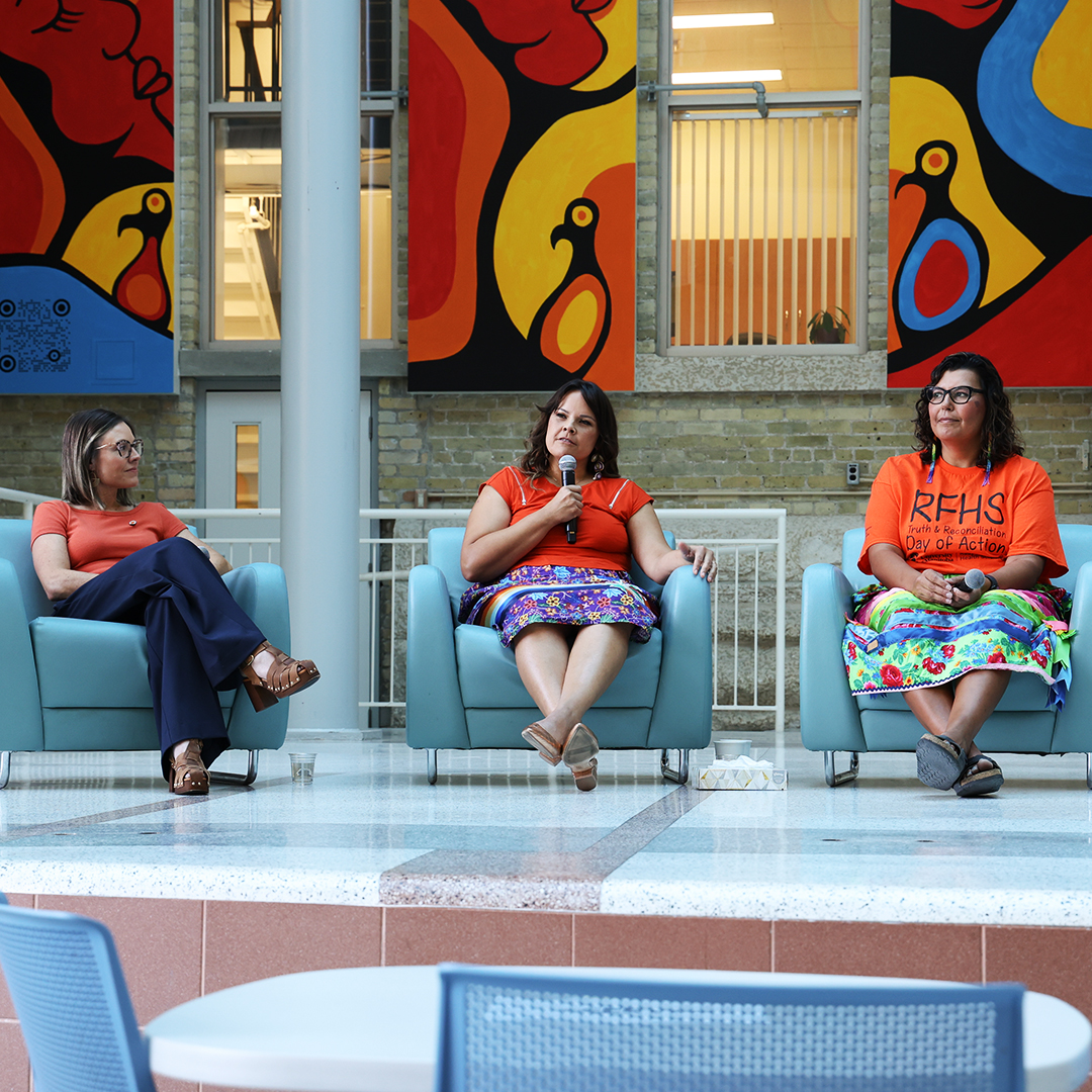 um_mchp's tweet image. Thanks, Ongomiizwin Indigenous Institute of Health &amp;amp; Healing, for Friday's event honouring the children lost in residential schools and the survivors. On #NDTR, we  continue to learn &amp;amp; reflect on our shared journey toward healing &amp;amp; reconciliation. @um_radyfhs