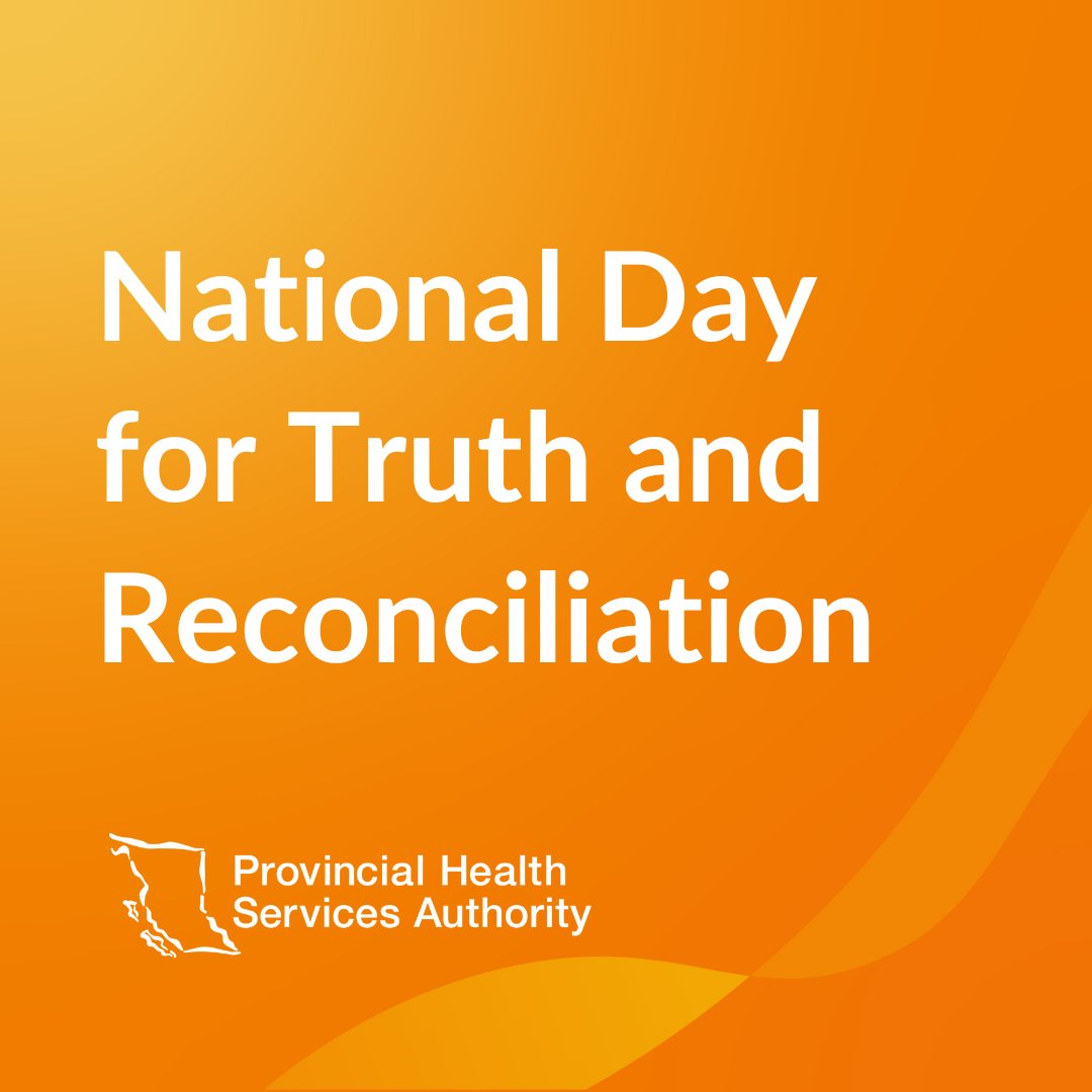 Today, on the National Day for Truth and Reconciliation and Orange Shirt Day, we honour the survivors of residential schools and those who didn’t make it home, as well as their families and communities, and we commemorate the history and legacy of residential schools.