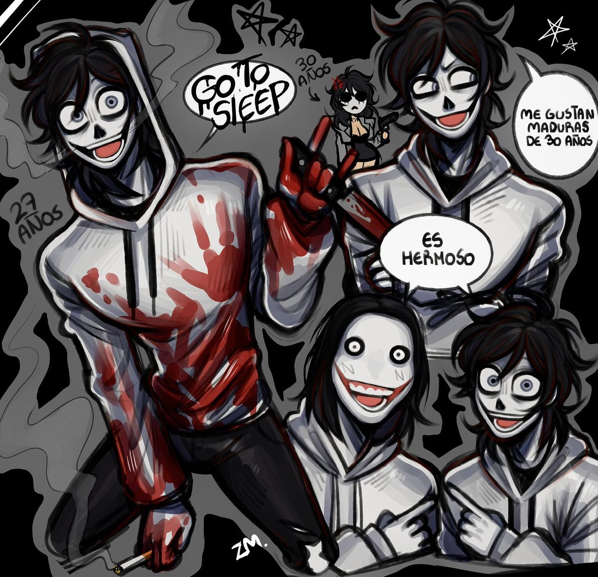 Jeff the killer 🔪🖤 
#creepypasta