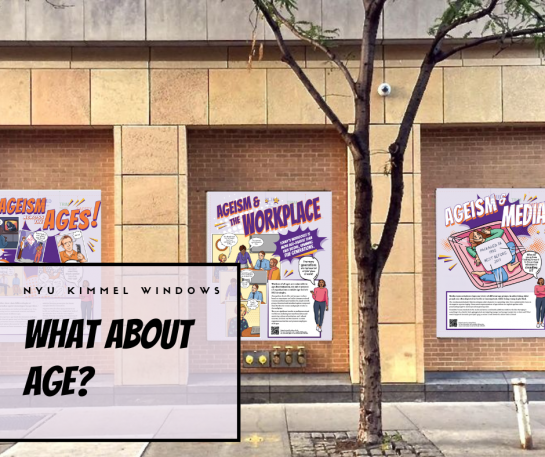Stereotypes about older people &amp; age discrimination are pervasive in American society. An exhibition exploring the origins &amp; impacts of structural ageism, curated by NYU Work Life’s Dr. Stacey Gordon, DSW ’21, will be on view at Kimmel Windows 10/1-3/18. nyu.edu/about/news-pub….