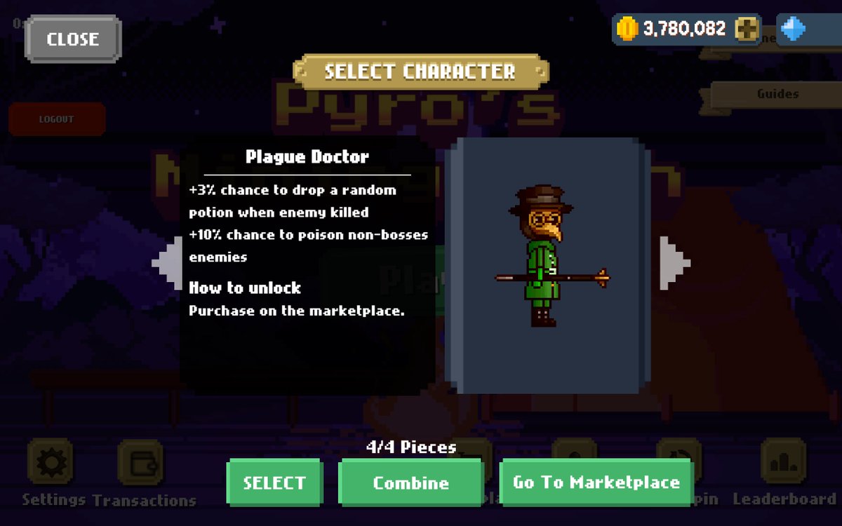 samueljallenx's tweet image. I&apos;m loving Plague Doctor with Assassin X Armor in Pyro&apos;s Mining Rush!

In 30 minutes, I farmed:
- 3 Mining Potions
- 4 Defense Potions
- 1 Attack Potion
- 4 Health Potions (but 3 were stolen by Bandits)
- 1 Elixir

Total Value: 19,715 2FLR! 🔥

📽️ WATCH: youtu.be/Ya9G9Sar6wo