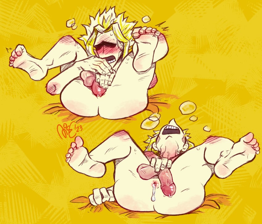 ☕ ❱❱  #20 A̶l̶l̶ M̶i̶g̶h̶t̶ Toshinori Yagi

—— Ya lo dije, amo los viejos maduros sexys, y Toshinori no es la excepción~

Aun sin su cuerpo musculoso, me encantaría dominarlo así~

Quien quiera rolear usando a Toshinori civil, bienvenido sea a mi DM para divertirnos~ 💚 ——

.